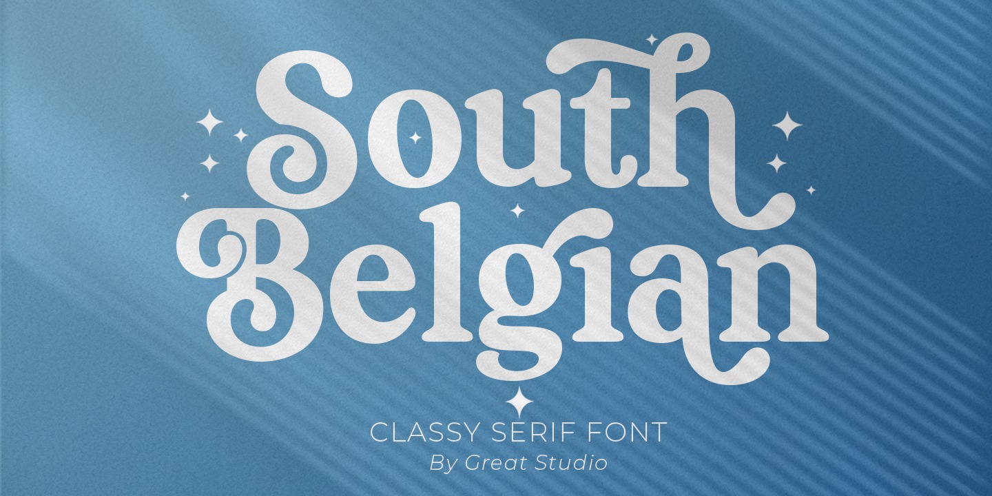 Шрифт South Belgian